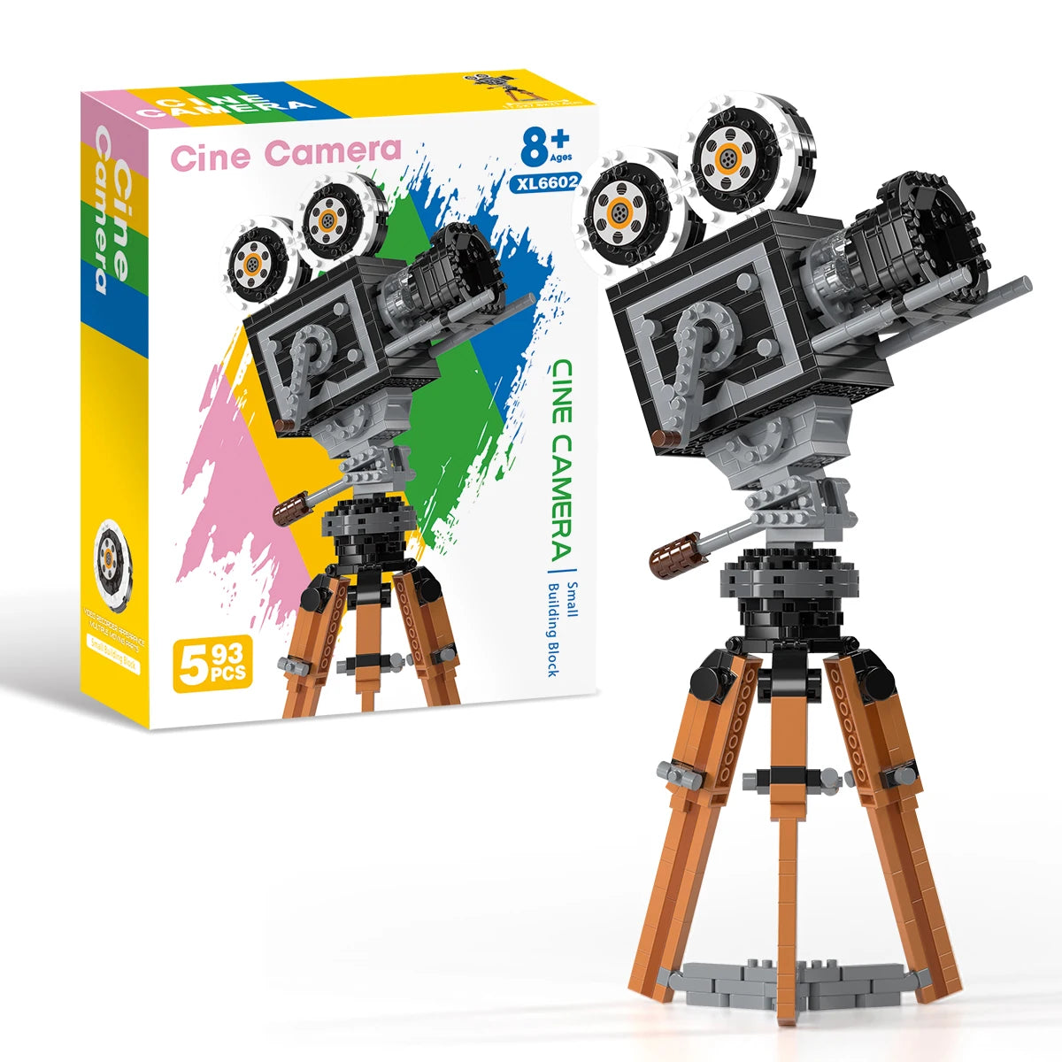 Mini Building Block Model (Polaroid Retro Camera/Film Camera)