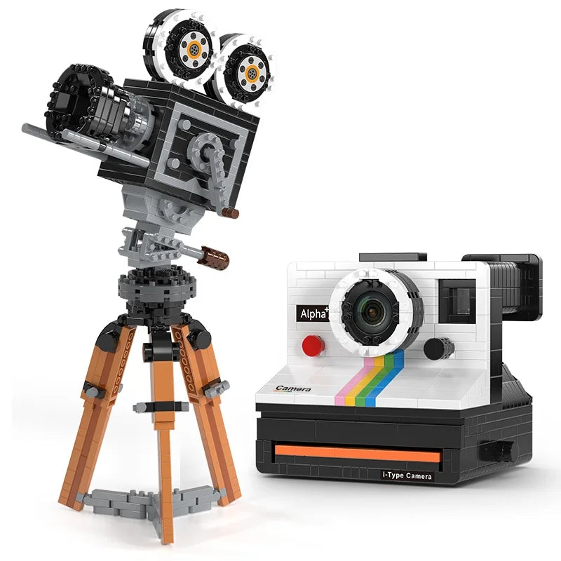 Mini Building Block Model (Polaroid Retro Camera/Film Camera)